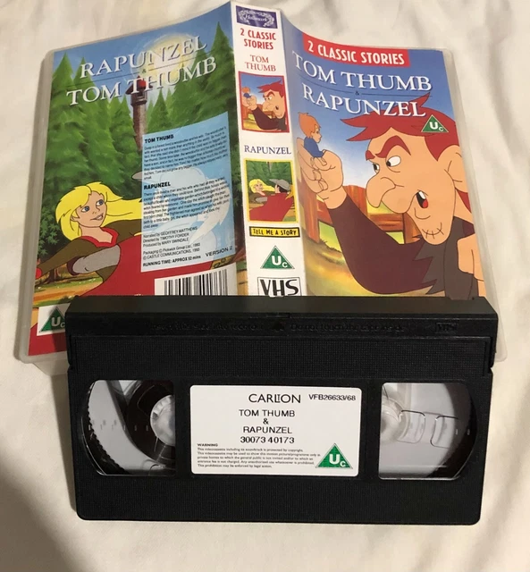 TOM THUMB & Rapunzel {Tell Me A Story} ~ Ultra Rare Kids' Animation Vhs ...