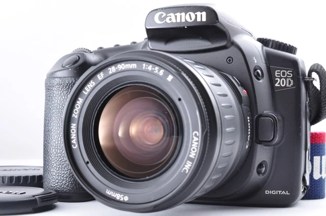 CANON EOS 20D 8.2MP Digital SLR Camera EF 28-90mm F/4-5.6 Ⅲ Near