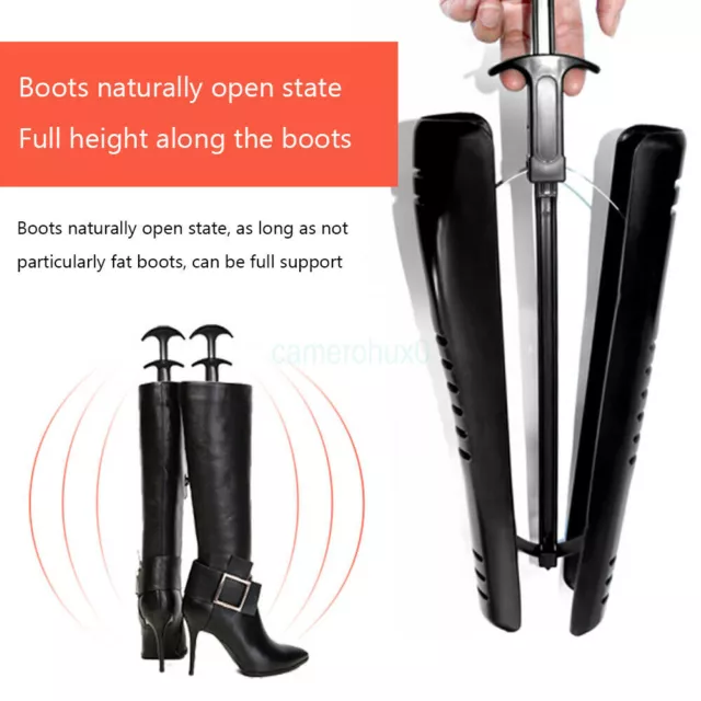 2X Adjustable Shoe Boot Tree Shaper Keeper Stretcher Expander Men Women Plastic