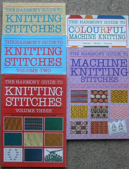 The Harmony Guide to Knitting Stitches Vols. 1,2 &3 y 2 otras guías de armonía para...