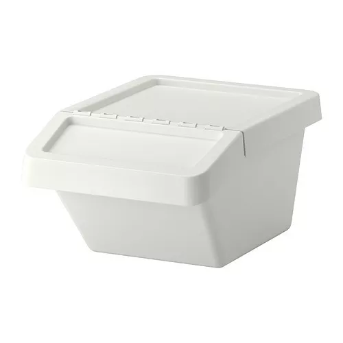 NEW 10 Gallon Plastic Ingredient Bin Dry Food Storage #5326 Stackable Flip Top
