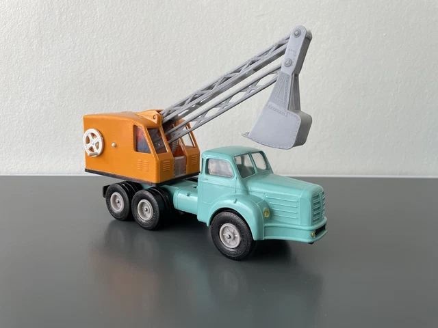 Miniature NOREV 1:43 – Pelleteuse Verte Pomme (Occasion, Boîte D'Origine)