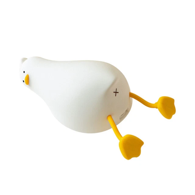 Luz nocturna LED diseño de pato con función de atenuación ideal para iluminación de habitación infantil