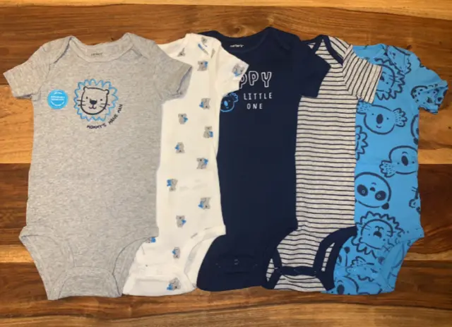 Baby Boys Carter's Koala Bodysuit Outfit 5 Pc Set Size 24 M