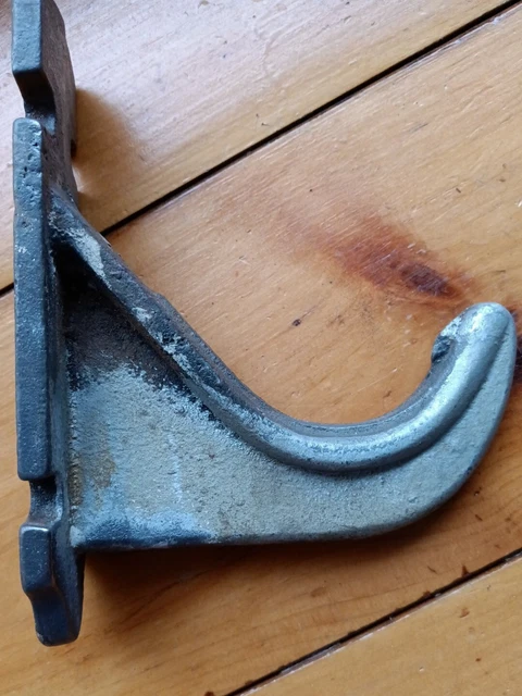 2 Large Metal Marine Cast Steel Industrial Hooks 12
