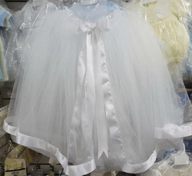 Mosquitero lanzadera blanco cuna de Bebe CRIB Mosquitera white c/ encaje y Tull