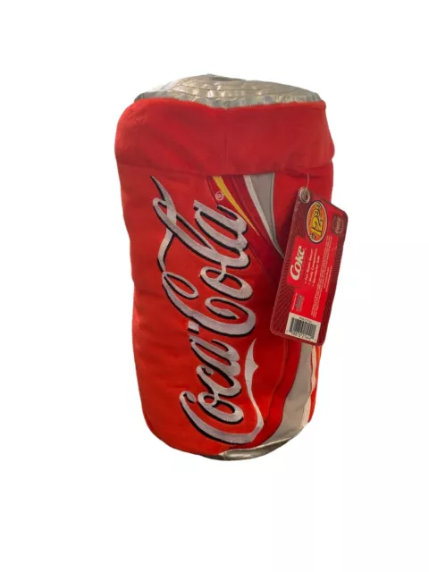 Sweet Thang Coca Cola Plush Pillow Red Coke Can 17" NWT Stuffed