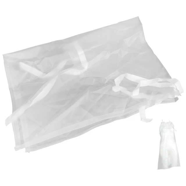 Delantal transparente impermeable para artista limpio a prueba de agua Miss hombre mujer