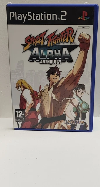 Jeu Street Fighter Alpha Anthology PlayStation 2 - Version PAL FR Complète, Bon état