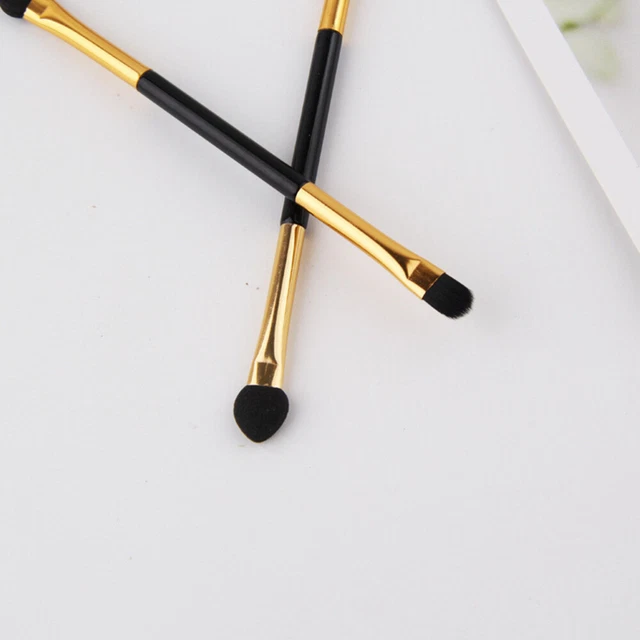 15 pcs Doppelköpfige Lidschattenbürsten Kosmetische Augenbürsten Lidschatten 9