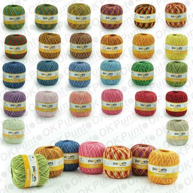 PUPPETS ELDORADO SFUMATO FILOSCOZIA ANCHOR FILO DI COTONE 50 Gr. 6 10