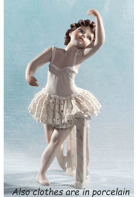 Sculpture En Porcelaine Capodimonte 'Le Peintre En Atelier' - 29 Cm - Italie - Occasion
