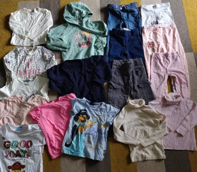 Girls Age 3-4 Years Bundle Jumpers,Jeans, Leggings,Tops,cardi