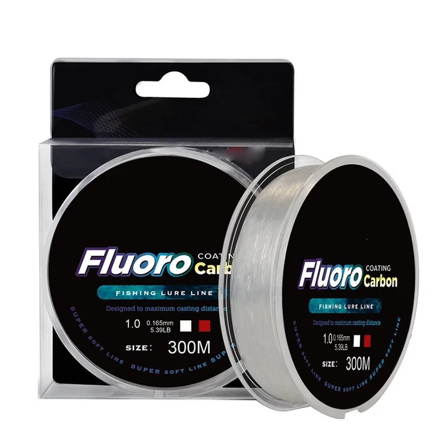 VIRTUALLY INVISIBLE 300M Nylon Main Fishing Line Leader with Strong