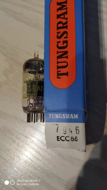 1x Tungsram ECC85 Röhre NOS Röhrenverstärker neu OVP