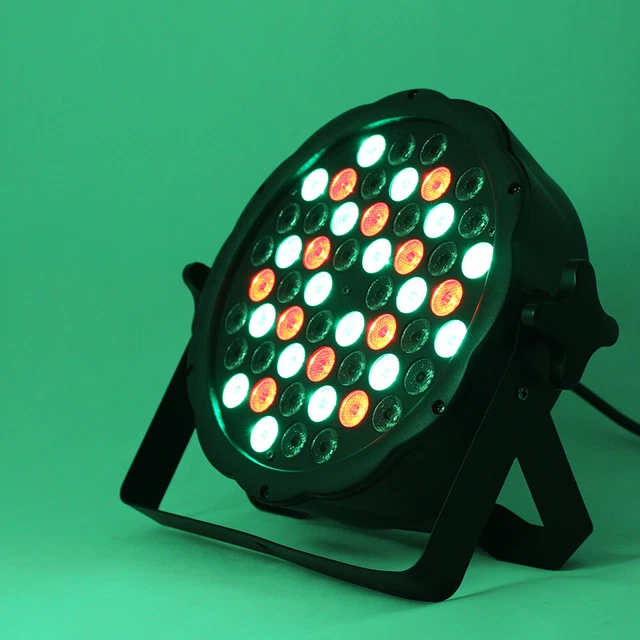 3in1 DMX Outdoor Color Mixing Stage Lamp DJ Slim Par 64 RGBW 54X3W LED Light PAR