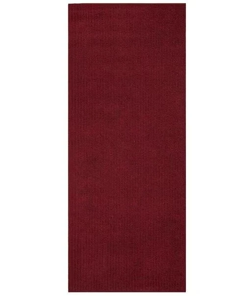 Otoman Utility Collection impermeable respaldo de goma sólido 2x5 interior/exterior rojo