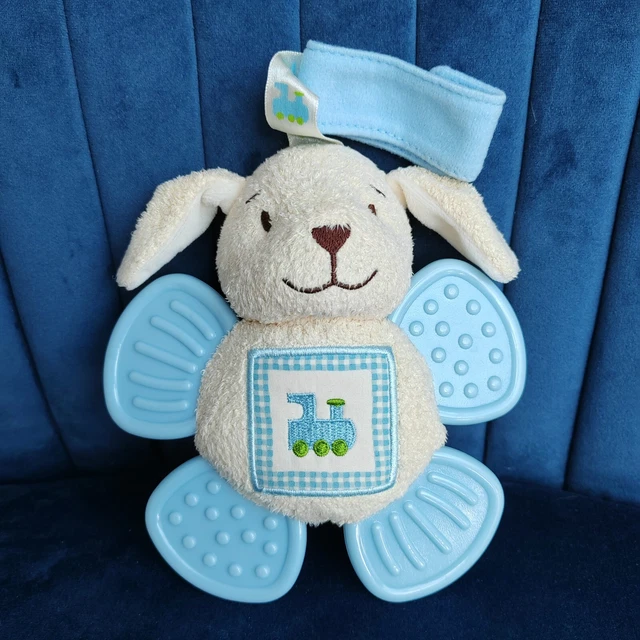 TESCO PUPPY HUGS Dog Train Soft Toy Vintage Blue 2003 £29.99 PicClick UK