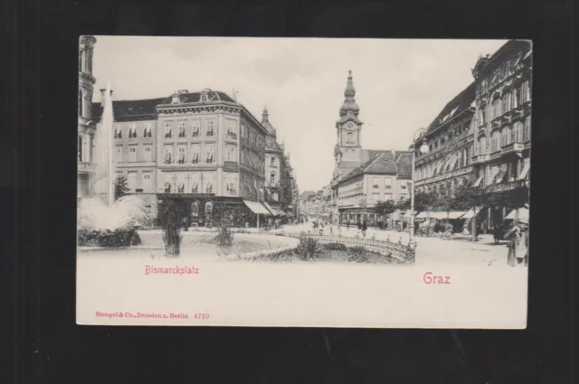 8039 - Graz - Bismarckplatz - Ak von ca. 1900