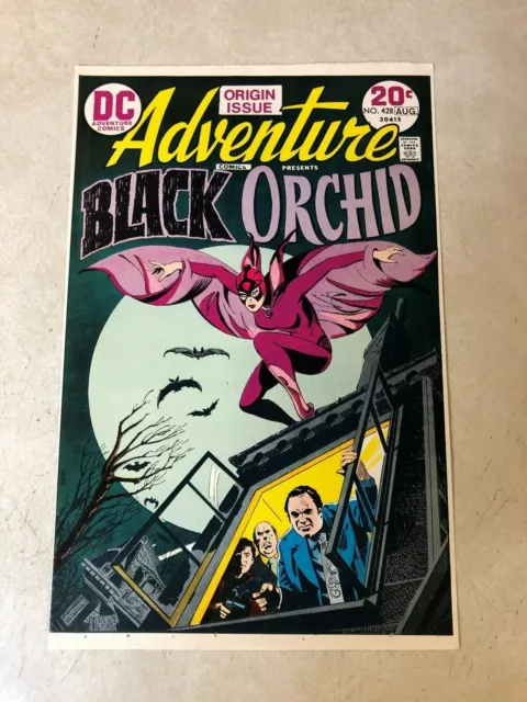 Adventure Comics #428 ART approval cover proof ORIGIN 1ST BLACK ORCHID 1973 Key