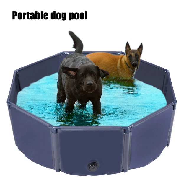 (XL30/160 cm) Baño para mascotas piscina perro piscina estable para niños portátil