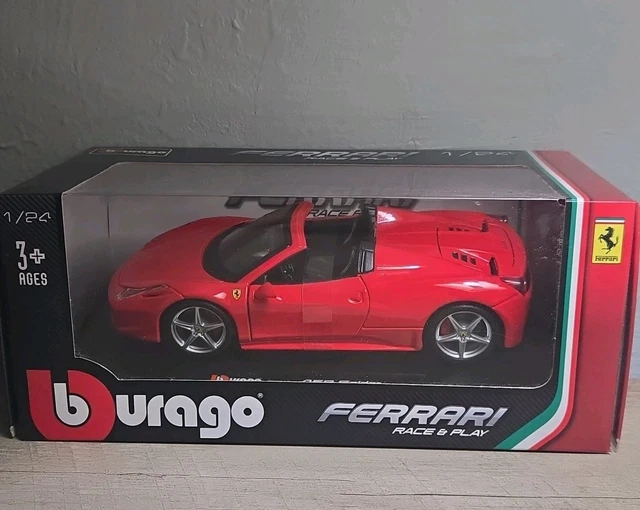Ferrari California T Bburago 1:24 Modellino Pressofuso - Rosso Bordeaux Chiuso