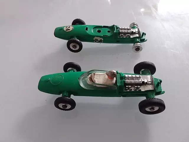 Dinky Toys 241 2 Voitures Lotus Racing Car Meccano Made In England