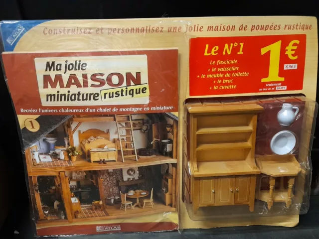 ② Ma jolie maison miniature rustique à construire Edit. ATLAS — Collections  complètes & Collections — 2ememain