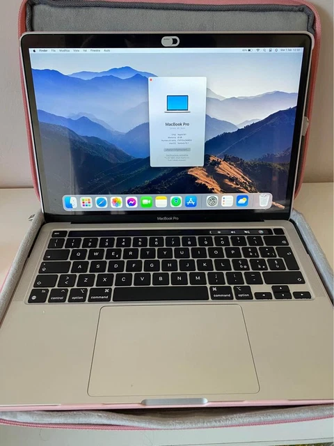 Apple MacBook Pro 13 inch M1 2020 8GB usato come nuovo argento touch bar