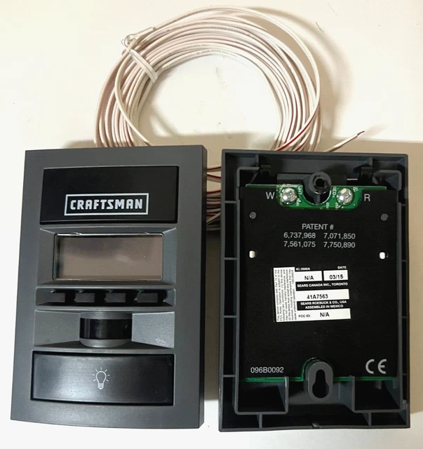 CRAFTSMAN WALL SMART Panel Control Module 41A6317 LCD Garage Door