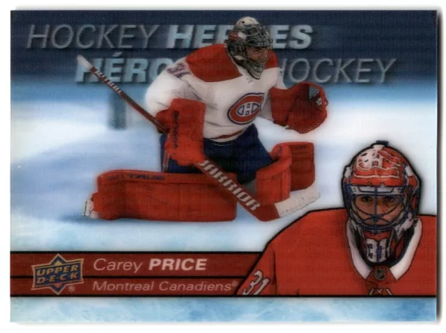 2021-22 Upper Deck Tim Hortons Hockey Heroes Carey Price Montreal Canadiens #H-5