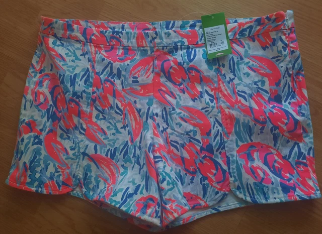 LILLY PULITZER HAZELLE Stretch Shorts New Nauti Navy Beyond the