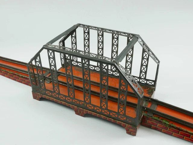 Bing/ Doll Gitterbrücke Spur 0 U-Schienen Blech 20er-Jahre AP 4001-03-05