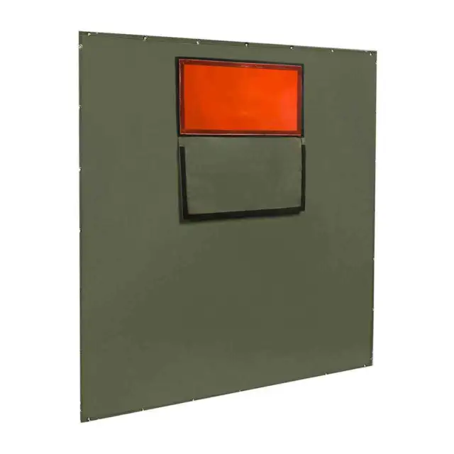 Steiner 301-338F-6X6 Replacement Protect-O-Screen Olive Curtain Orange Window