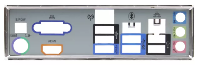MSI FM2-A75IA-E53 Blende - Slotblech - I/O Shield   #80003