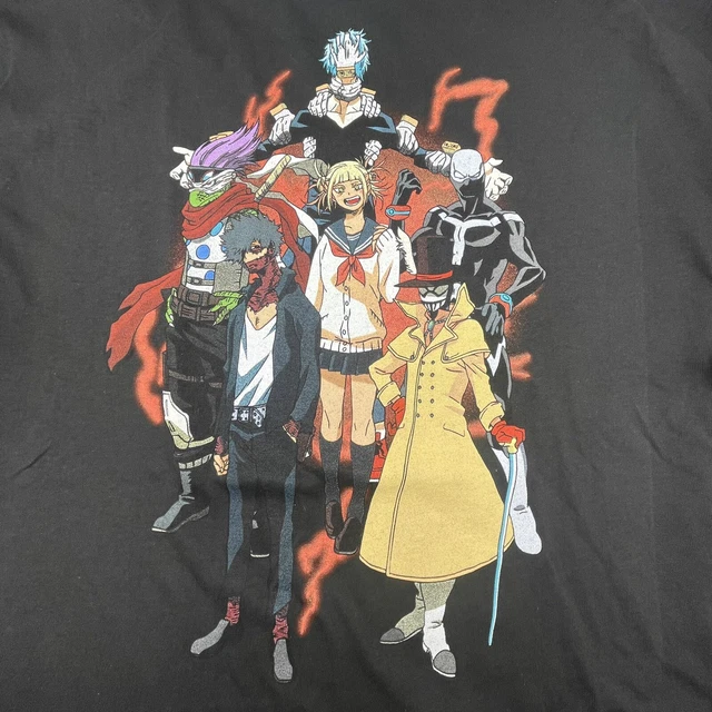My Hero Academia Villains Mens Size X-LARGE T-Shirt  Black