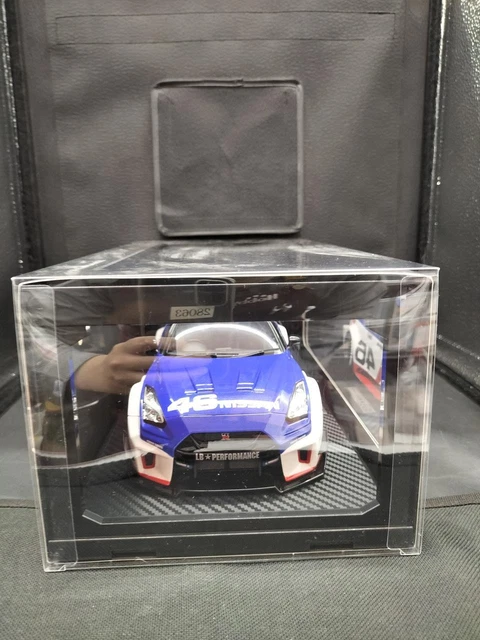 IGNITION MODEL 1/18 Nissan 35gt-r R35 LB Works Gt Blanc/Bleu / Red Avec ...