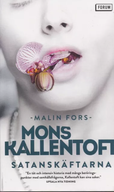 svensk bok inbunden "Satanskräftarna" av Mons Kallentoft 2020 Malin Fors del 13