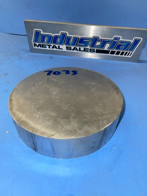 6"Diameter x 1-3/8"-Long 7075 T651 Aluminum Round Bar-- 6" Diameter 7075 Rod