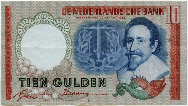 1953 Pays-Bas - 10 Gulden - NETHERLANDS