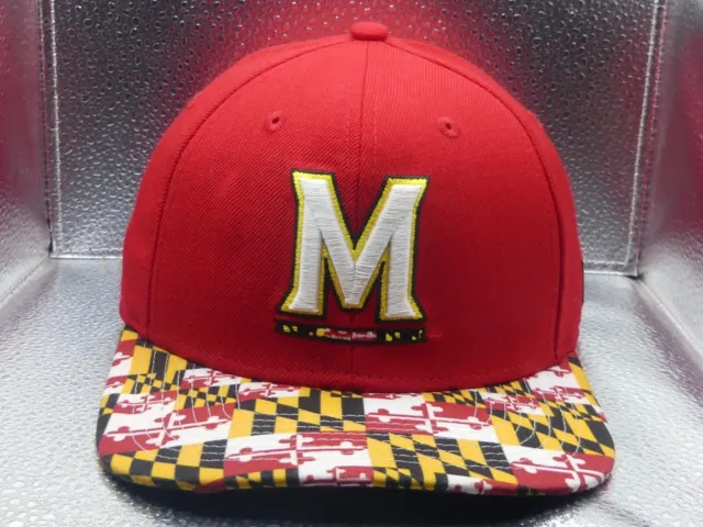 MARYLAND TERRAPINS NEW Era 9Fifty Snapback Hat Cap Red White College ...