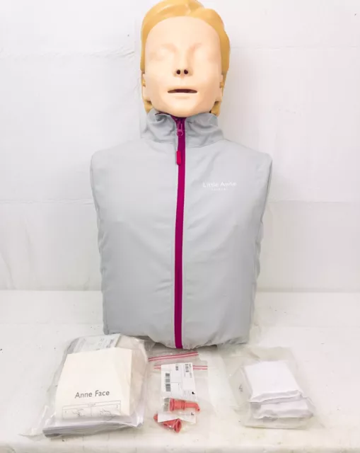 Laerdal Little Anne CPR Manikin New Face Lungs  Connectors