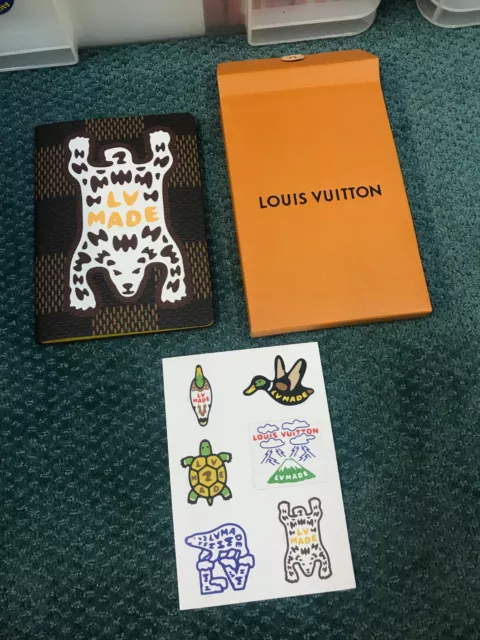 LOUIS VUITTON LV2 NIGO x Virgil Abloh Bear Clemence Notebook GI0504 Full  Set
