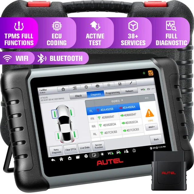 Autel MP808S-TS Profi KFZ OBD2 Diagnosegerät ALLE SYSTEM TPMS RDKS KEY Coding DE