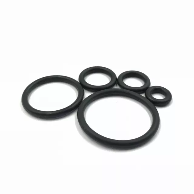 Rubber O-Ring gaskets 5mm Section Select OD from 52mm to 240mm