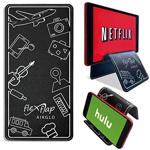 Airplane Travel Essentials for Flying Flex Flap Cell Phone Holder & Flexible Tab