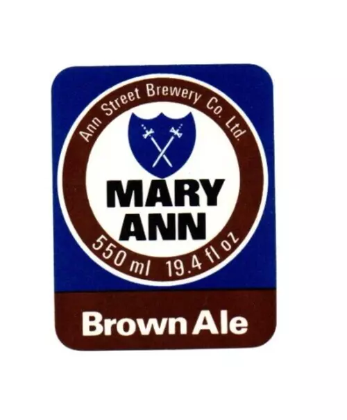 Jersey - Beer Label - Ann Street Brewery, St. Helier - Mary Ann Brown Ale