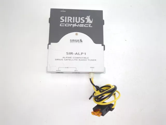 Sirius Connect SIR-ALP1 Alpine Compatible Satellite Radio Tuner w/ Power Harness