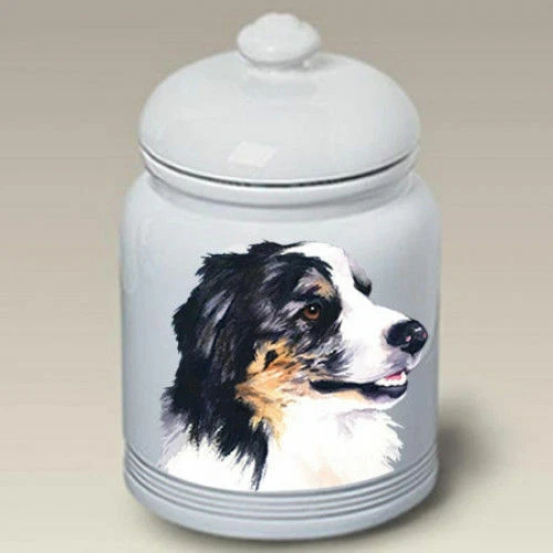 Australian Shepherd Ceramic Treat Jar BVV 23059