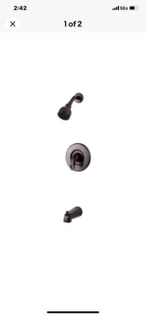 Pfister R89-8SRY 1-Handle Tub & Shower Faucet Trim Kit Tuscan Bronze W2